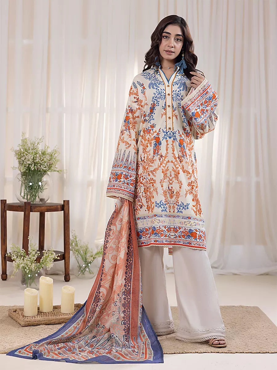 Salitex Women Printed Cambric 2 Piece Suit WRS3BA24AL121) - Summer Collection