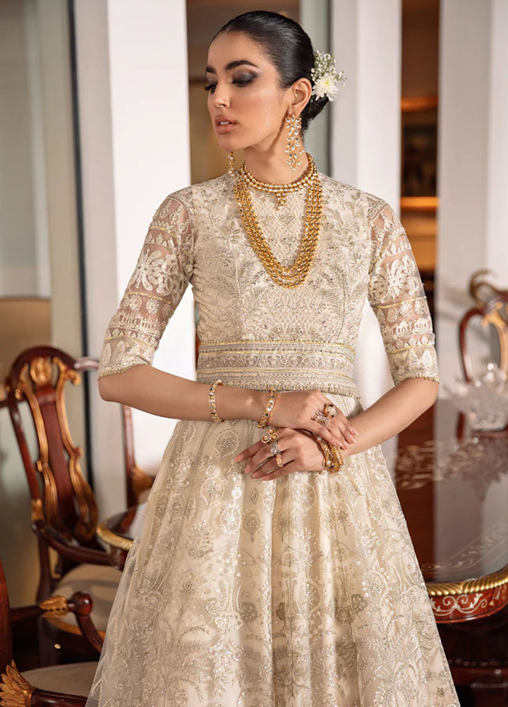Baroque Embroidered Net Suits Unstitched 3 Piece BQ22CC EC-05 - Luxury Collection