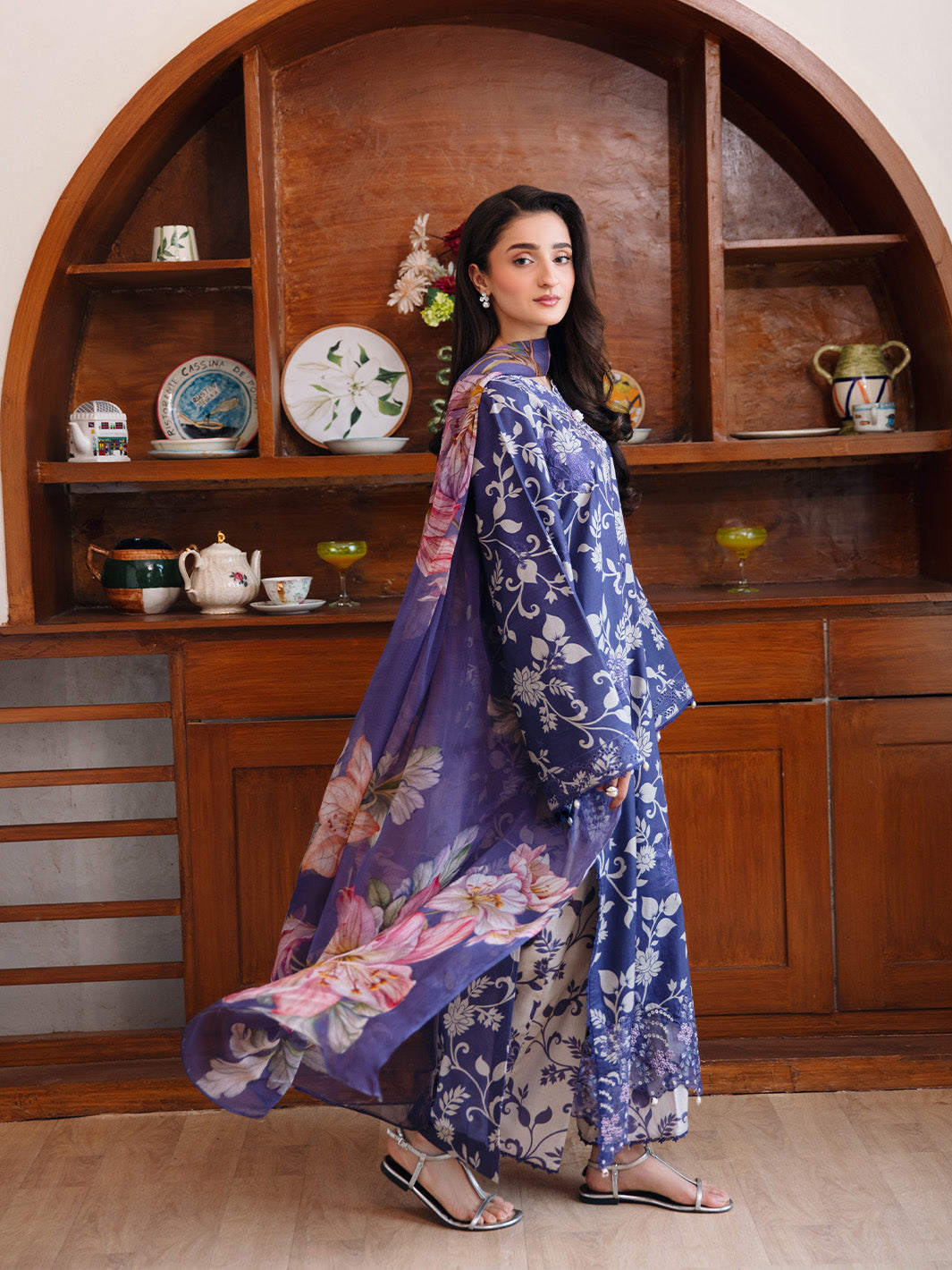 Femmora by Yards Unstitched Embroidered Lawn 3 Piece Suit Cosmos Casual Collection