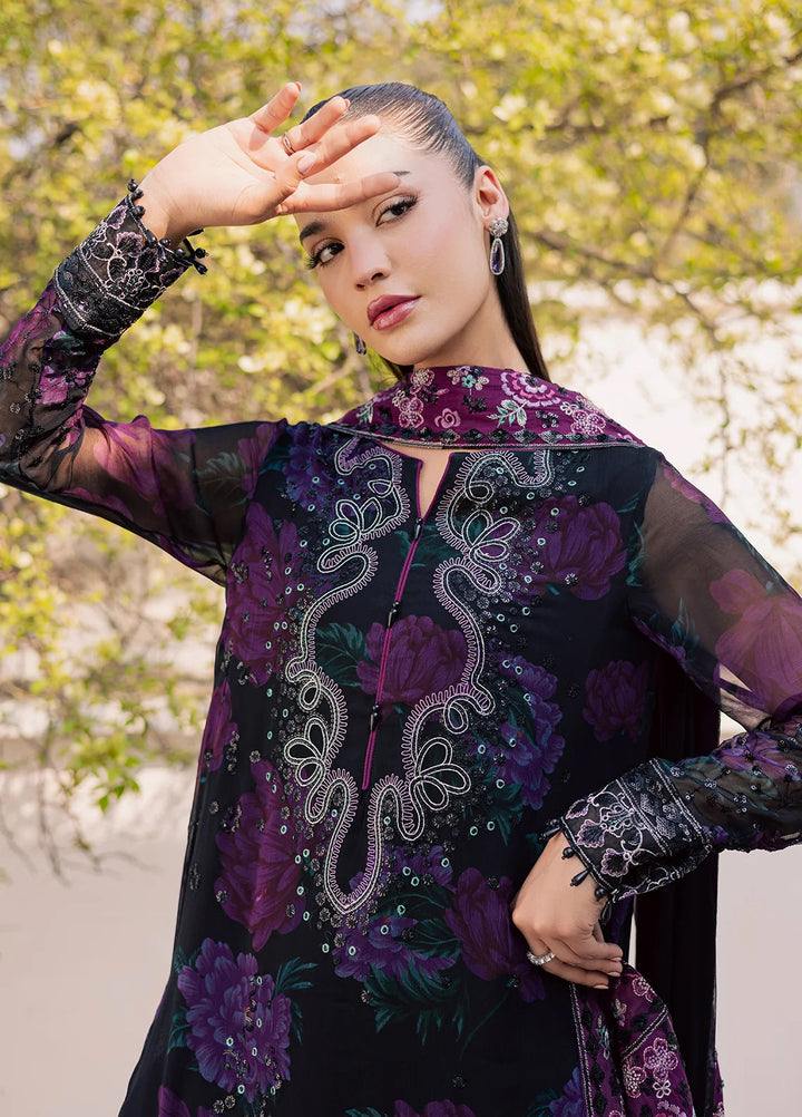 Heirloom by Daria Unstitched Embroidered Chiffon 4 Piece Suit DC26UCH DA-56 - Festive Collection