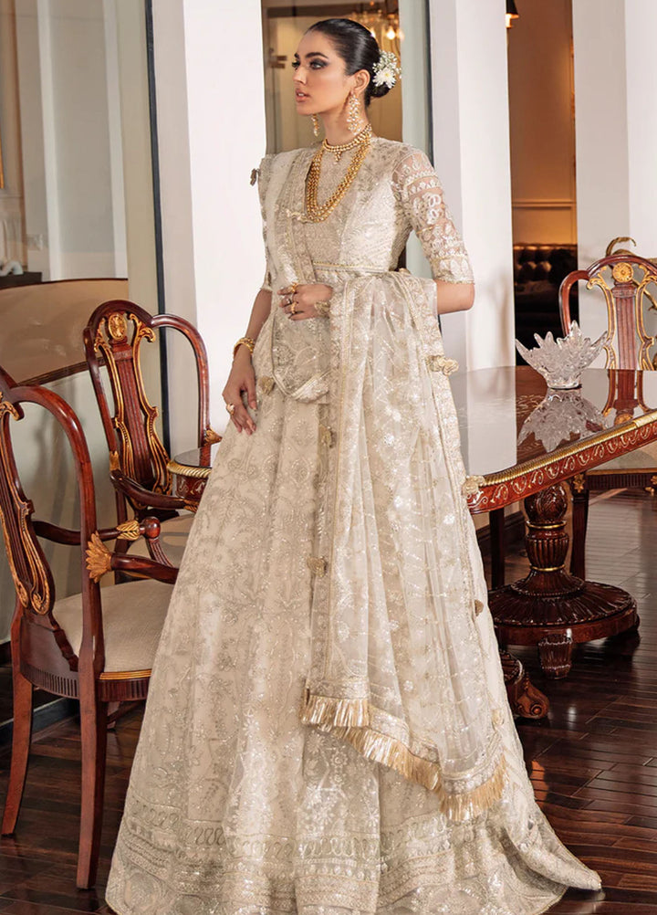 Baroque Embroidered Net Suits Unstitched 3 Piece BQ22CC EC-05 - Luxury Collection