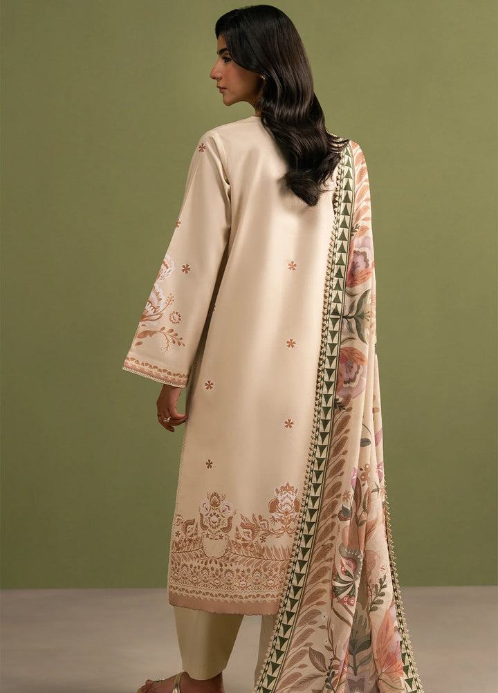Seran Essentials Unstitched Printed Lawn 3 Piece Suit SN26UEL Alen D-05 - Summer Collection