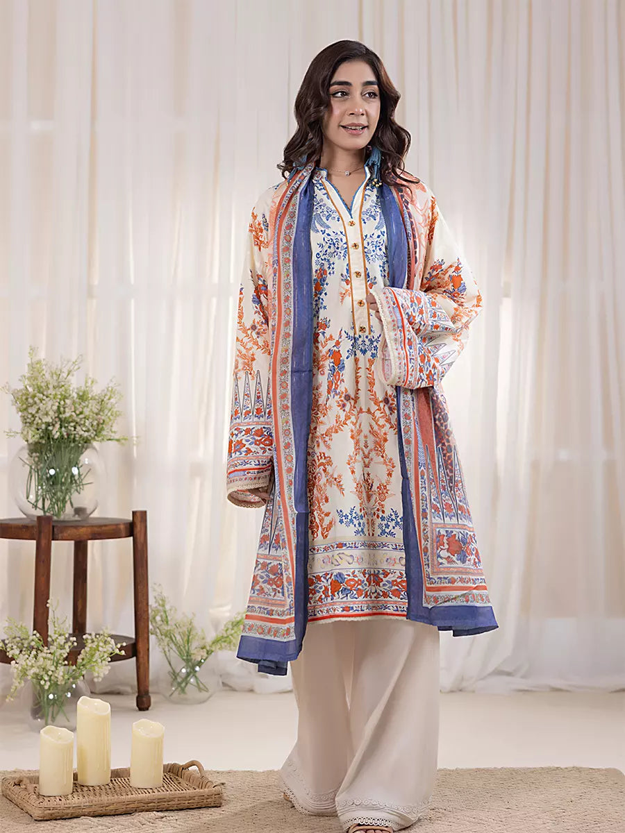 Salitex Women Printed Cambric 2 Piece Suit WRS3BA24AL121) - Summer Collection