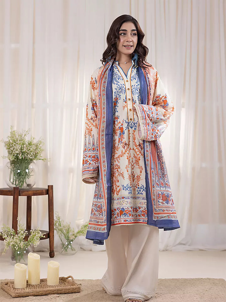 Salitex Women Printed Cambric 2 Piece Suit WRS3BA24AL121) - Summer Collection