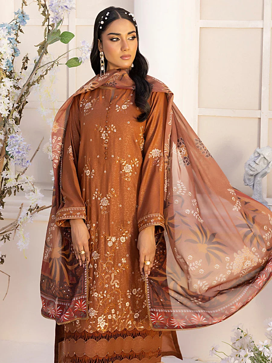 Salitex Women Embroidered Lawn 3 Piece Suit SSW6U3P108 - Summer Collection