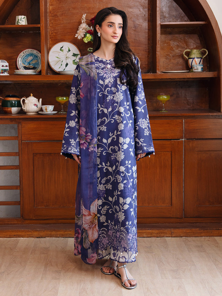 Femmora by Yards Unstitched Embroidered Lawn 3 Piece Suit Cosmos Casual Collection