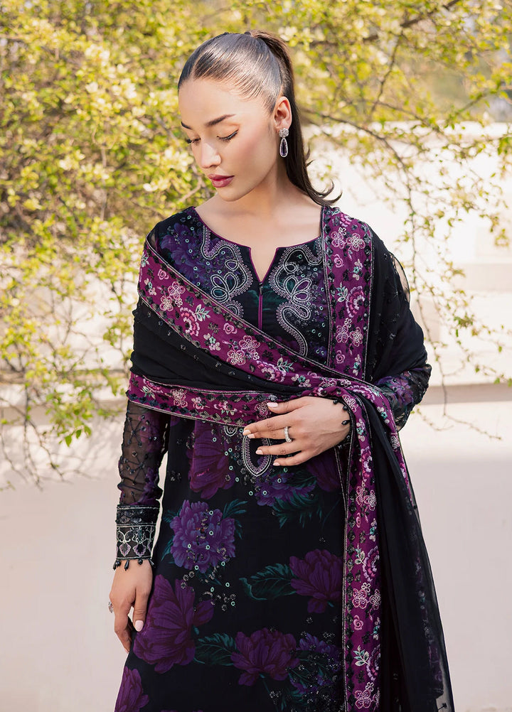Heirloom by Daria Unstitched Embroidered Chiffon 4 Piece Suit DC26UCH DA-56 - Festive Collection