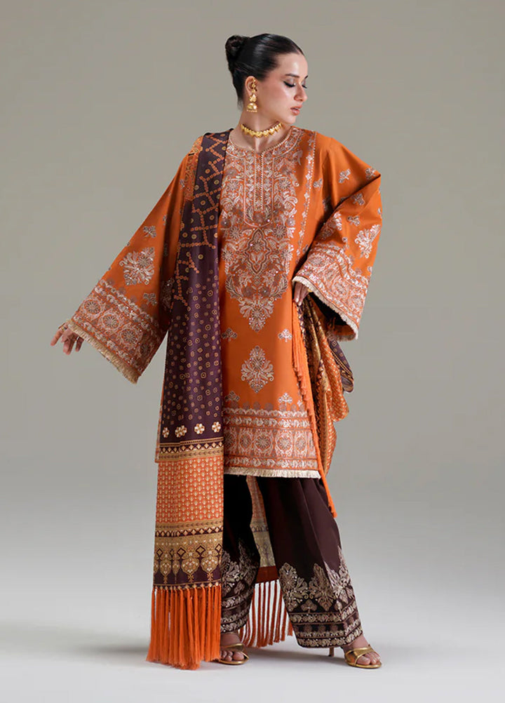 Amour by Bin Ilyas Unstitched Embroidered Lawn 3 Piece Suit BI26ULA 183A - Festive Collection