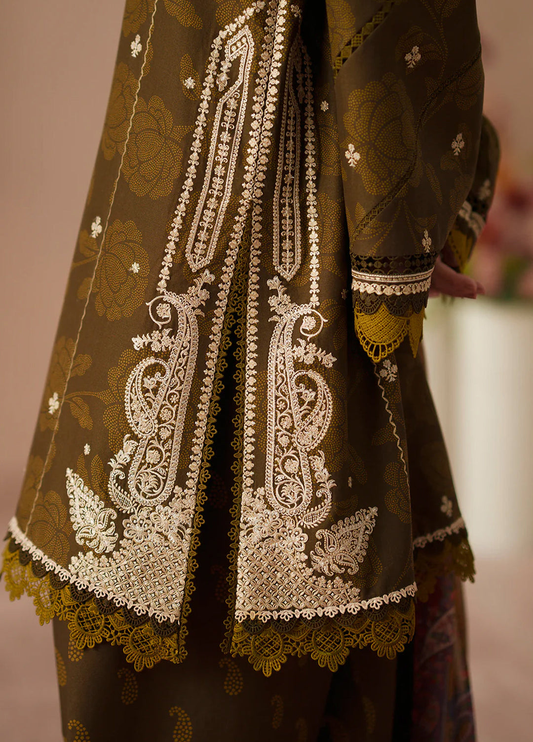JoJo by Bin Ilyas Unstitched Embroidered Lawn 3 Piece Suit BI26UJJ D-84A - Summer Collection