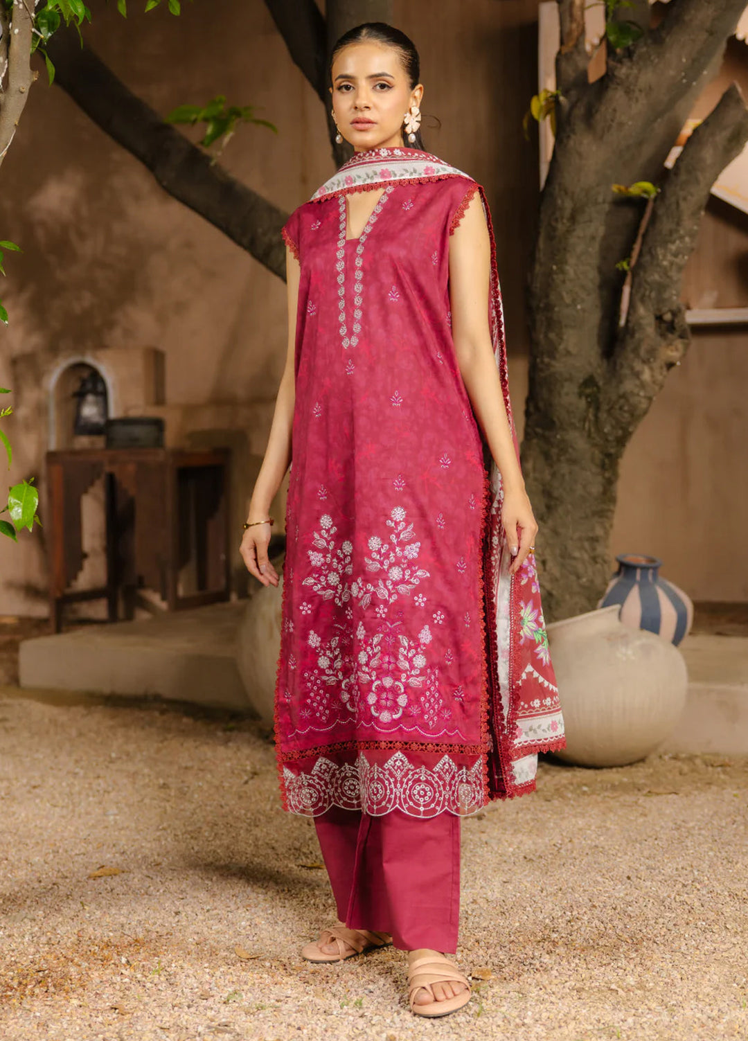 Rangkari by Ayleen Unstitched Embroidered Lawn 3 Piece Suit AY26ULR Alora - Eid Collection