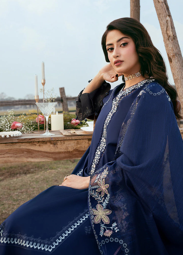 Mahveen by Izel Unstitched Embroidered Lawn 3 Piece Suit Naaz - Eid Collection