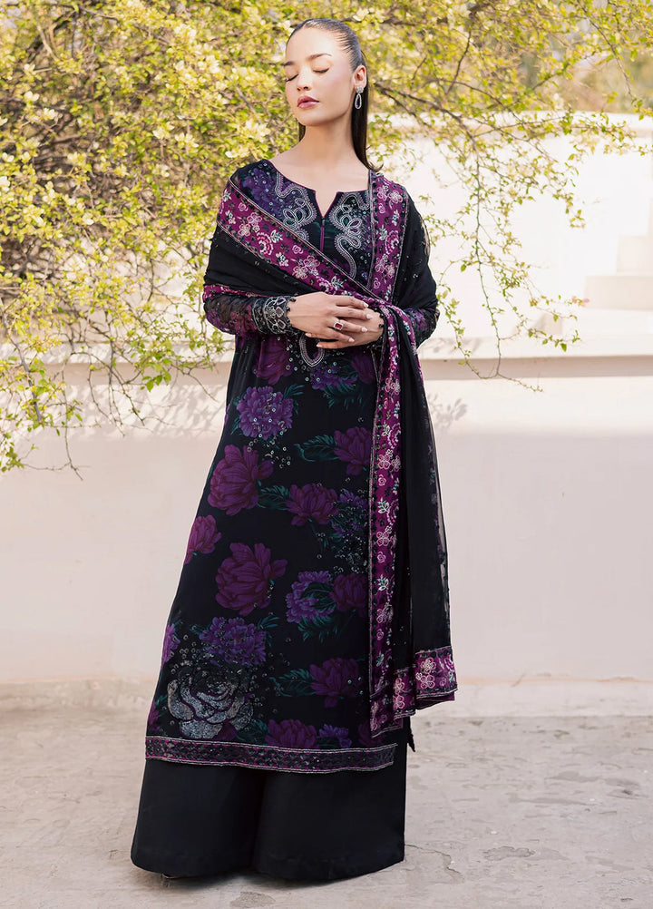 Heirloom by Daria Unstitched Embroidered Chiffon 4 Piece Suit DC26UCH DA-56 - Festive Collection