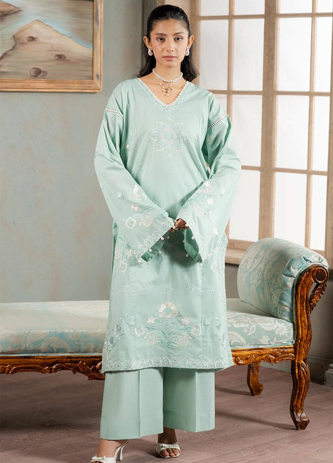 Zellbury Unstitched Printed Lawn 3 Piece Suit ZB26UC WUS26E21188 - Casual Collection