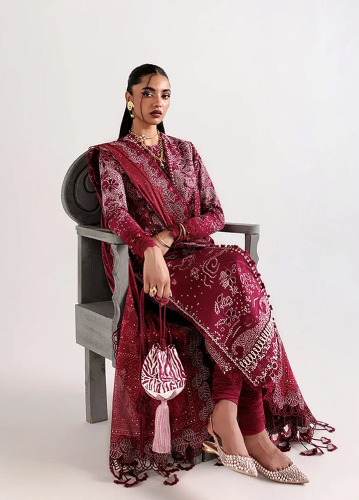 Suffuse Unstitched Embroidered Lawn 3 Piece Suit SSY26ULE Vesria - Eid Collection