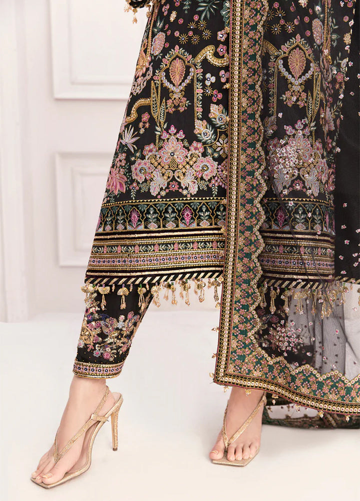 Chantelle by Baroque Unstitched Embroidered Raw Silk 3 Piece Suit BQ26UFC BQU-CH11-D04 - Festive Collection