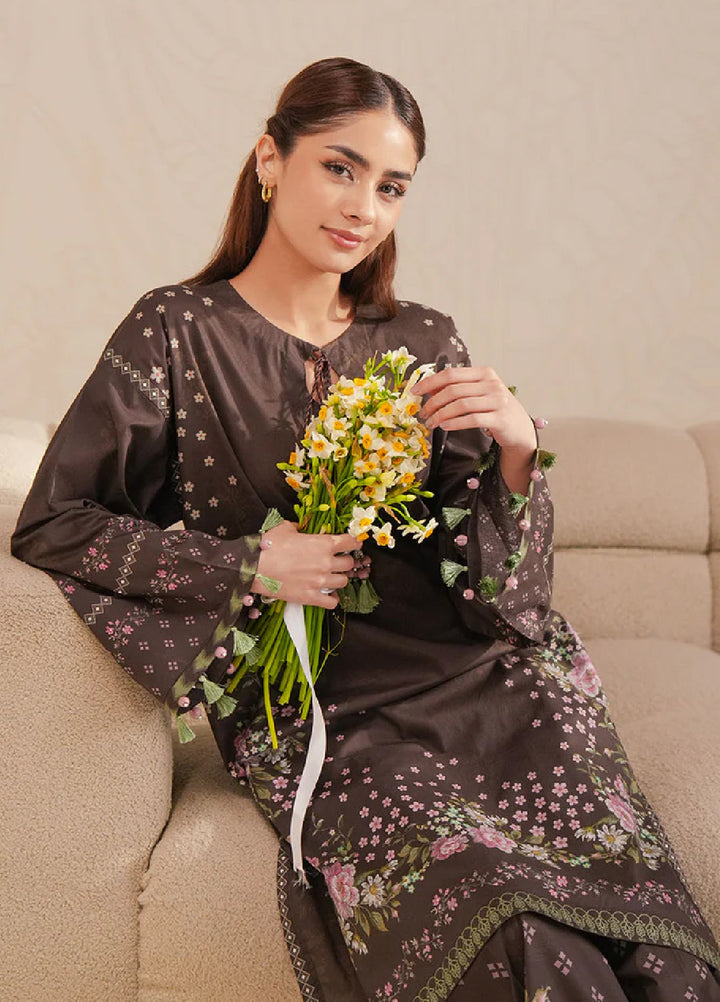 Cross Stitch Unstitched Lawn Printed Lawn 2 Piece Suit CS26UD D-12 Enchanted Flora - Summer Collection