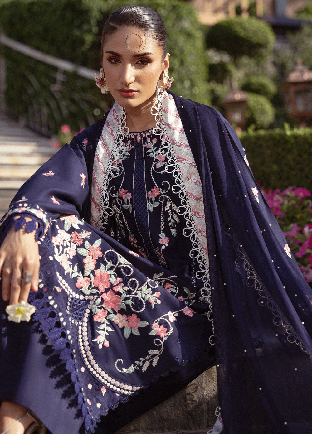 Raum by Sarb Unstitched Embroidered Lawn 3 Piece Suit RS26ULL RLL-05 - Eid Collection