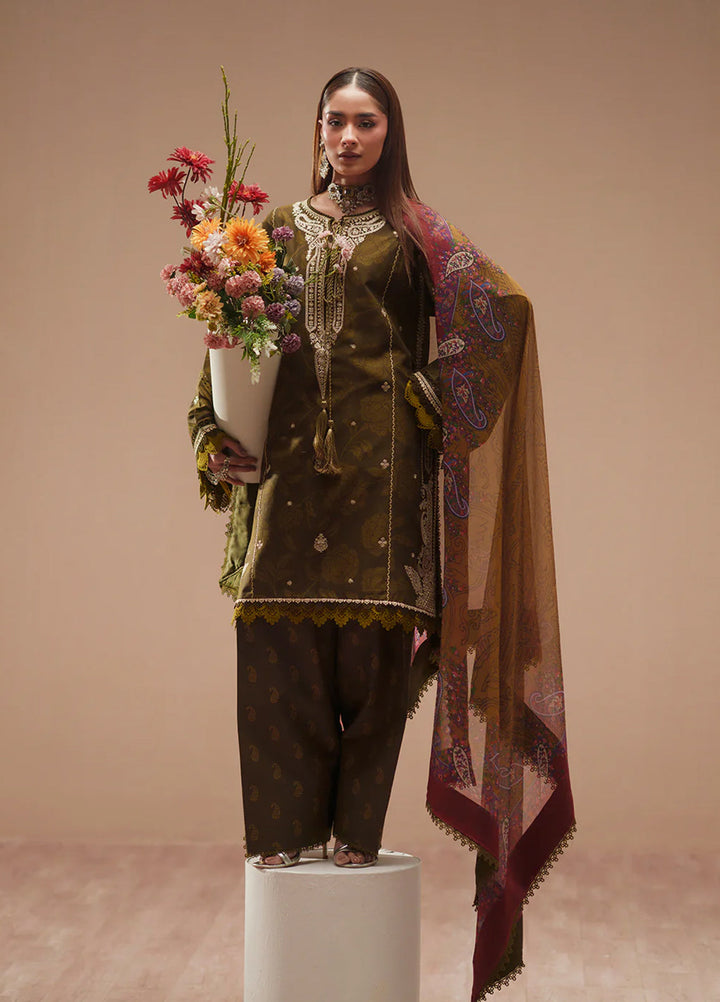 JoJo by Bin Ilyas Unstitched Embroidered Lawn 3 Piece Suit BI26UJJ D-84A - Summer Collection