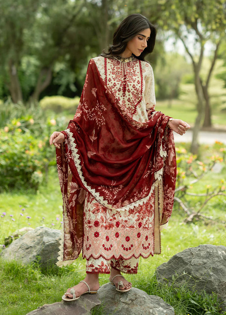 Zainab Chottani Unstitched Embroidered Lawn 3 Piece Suit ZC26ULE Laine 16 - Eid Collection
