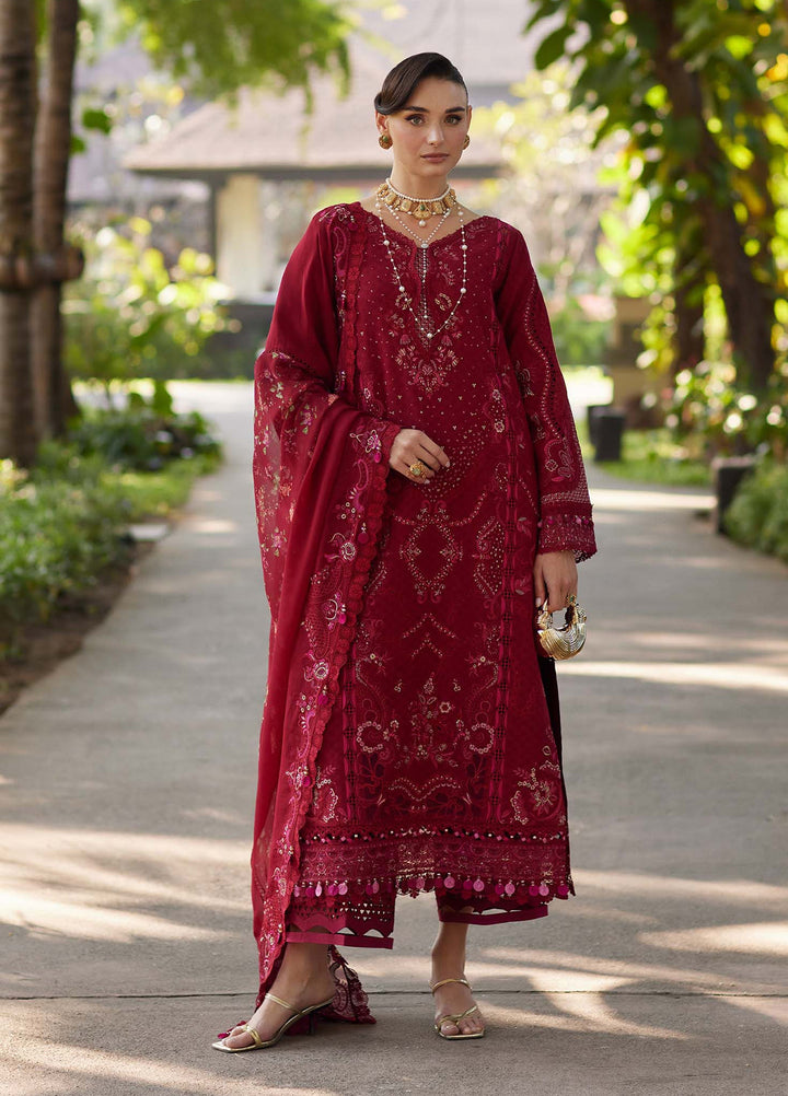 Ariya by Kanwal Malik Unstitched Embroidered Luxury Lawn 3 Piece Suit KM26UA D-5 SAFA - Summer Collection