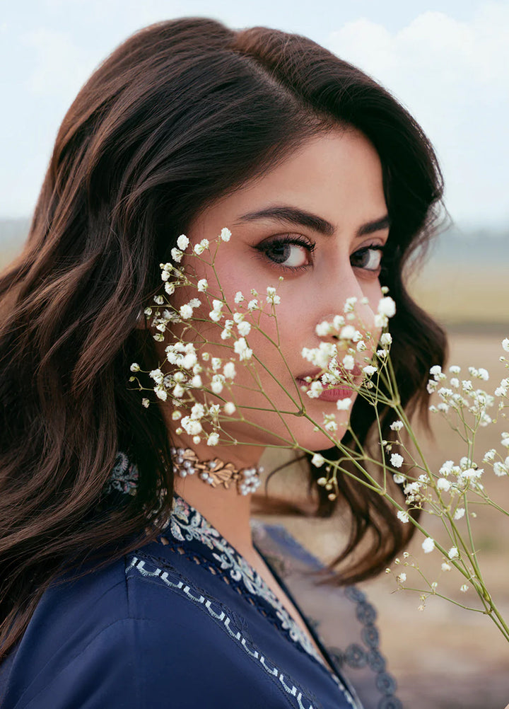 Mahveen by Izel Unstitched Embroidered Lawn 3 Piece Suit Naaz - Eid Collection