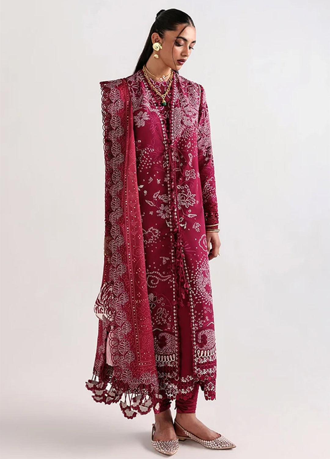Suffuse Unstitched Embroidered Lawn 3 Piece Suit SSY26ULE Vesria - Eid Collection
