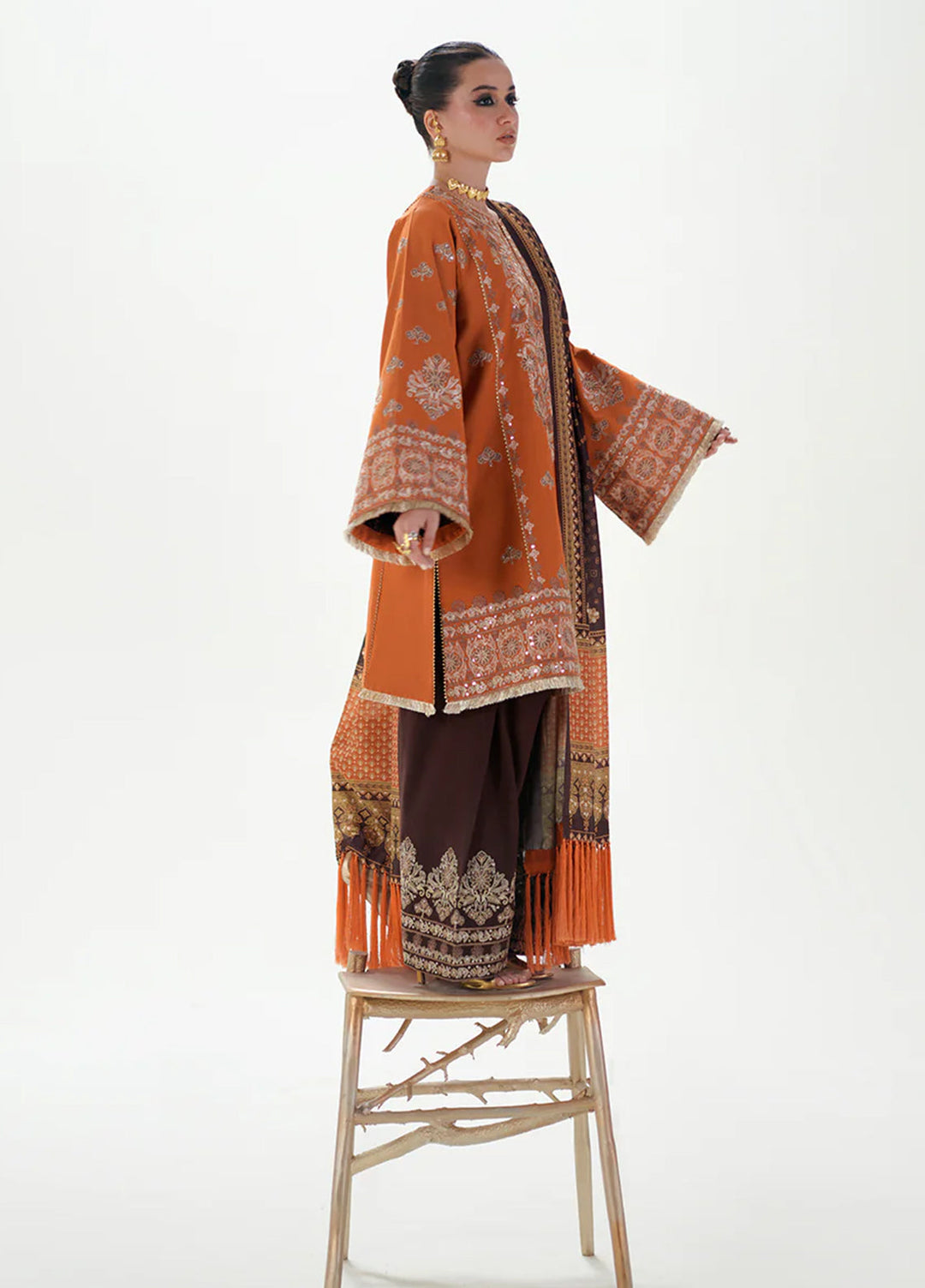 Amour by Bin Ilyas Unstitched Embroidered Lawn 3 Piece Suit BI26ULA 183A - Festive Collection