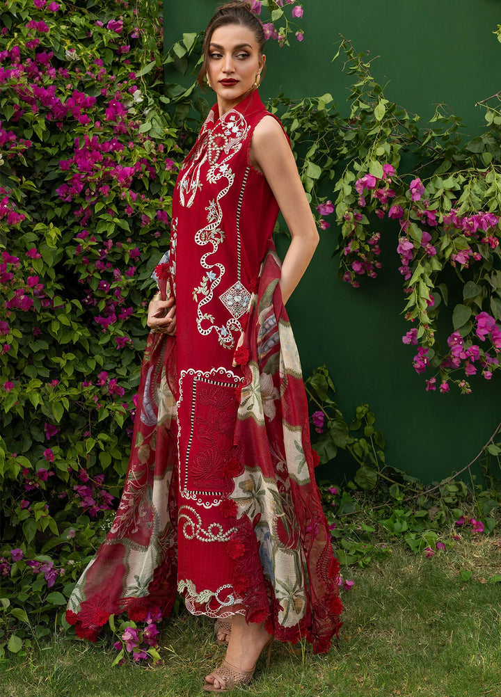 Bloom by Saira Shakira Unstitched Embroidered Lawn 3 Piece Suit SSR26ULB ELISE-05B - Eid Collection