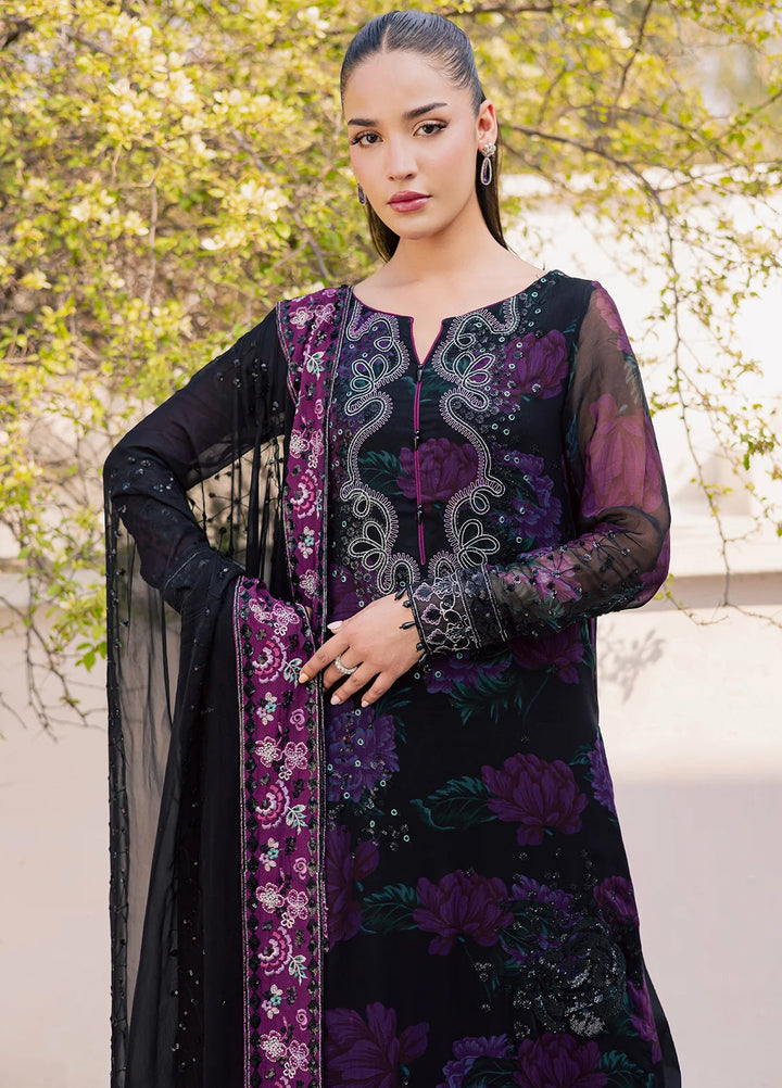 Heirloom by Daria Unstitched Embroidered Chiffon 4 Piece Suit DC26UCH DA-56 - Festive Collection