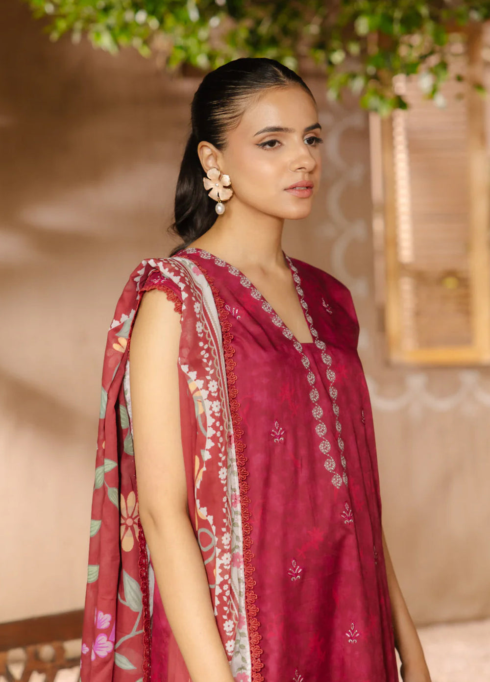 Rangkari by Ayleen Unstitched Embroidered Lawn 3 Piece Suit AY26ULR Alora - Eid Collection