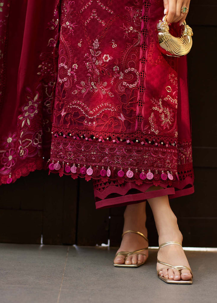 Ariya by Kanwal Malik Unstitched Embroidered Luxury Lawn 3 Piece Suit KM26UA D-5 SAFA - Summer Collection