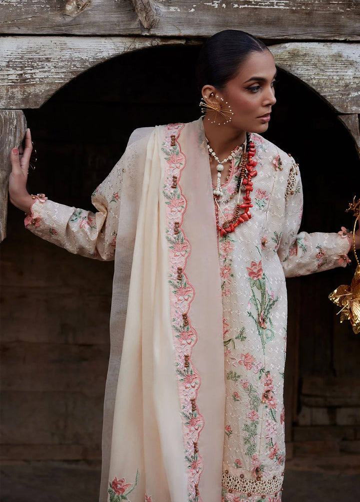 Kashmee Legacy by Elan Unstitched Embroidered Lawn 3 Piece Suit EL26ULKL Mehrvaan EL26-10A - Festive Collection