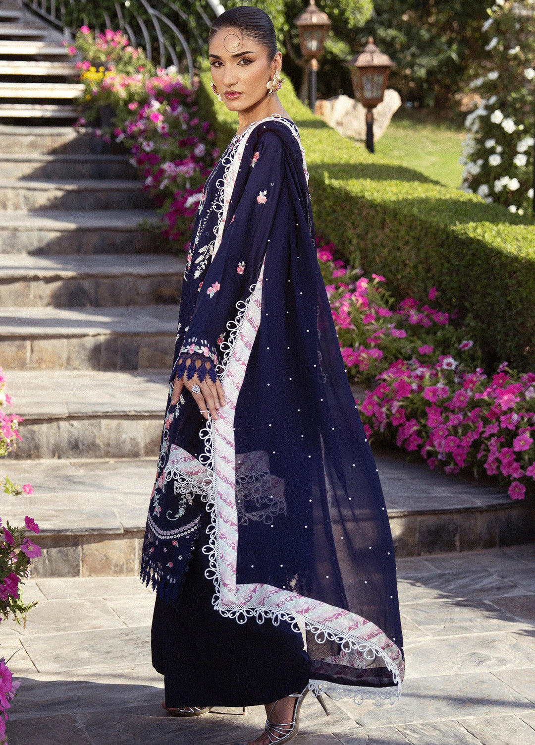 Raum by Sarb Unstitched Embroidered Lawn 3 Piece Suit RS26ULL RLL-05 - Eid Collection