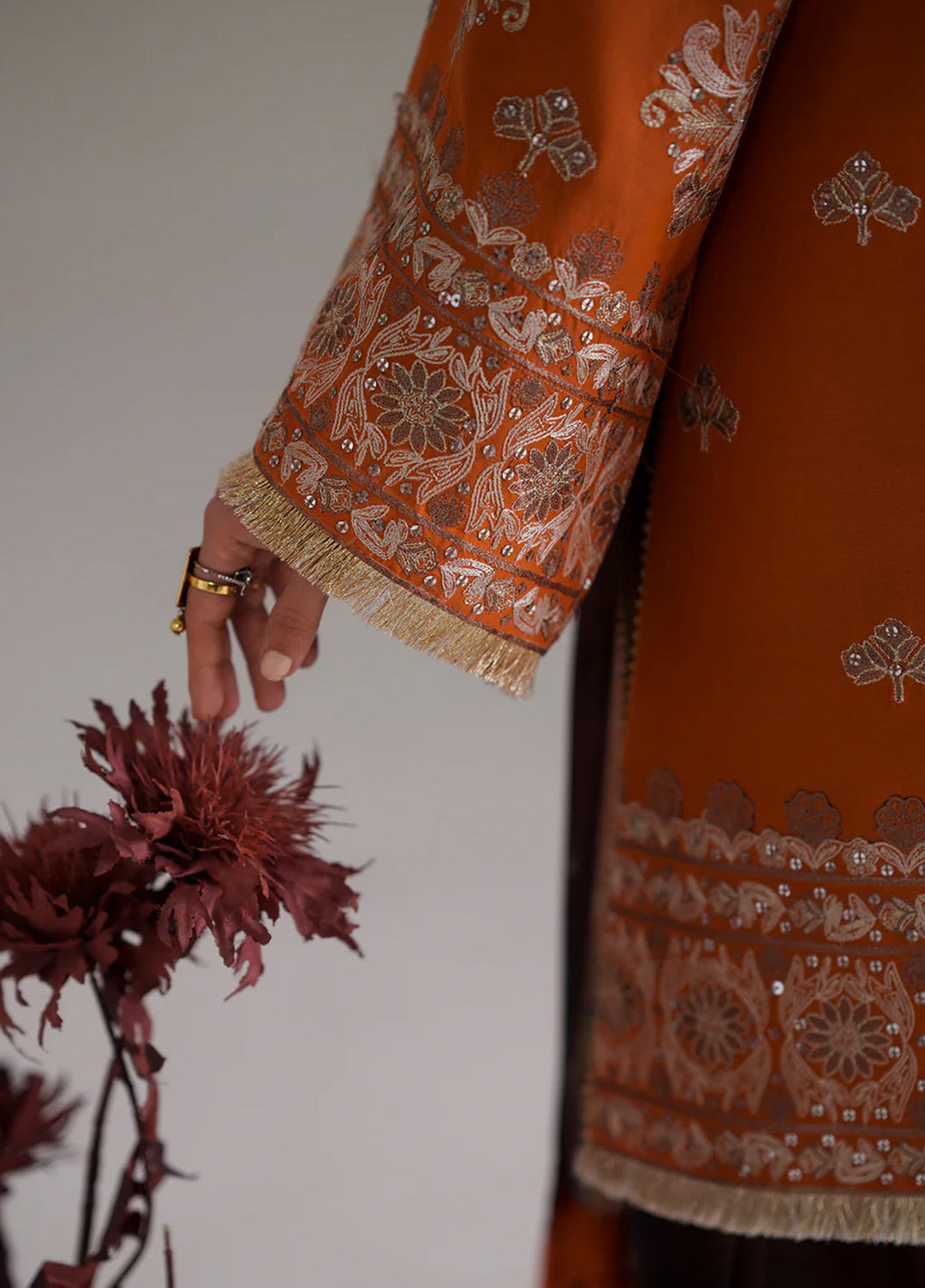 Amour by Bin Ilyas Unstitched Embroidered Lawn 3 Piece Suit BI26ULA 183A - Festive Collection