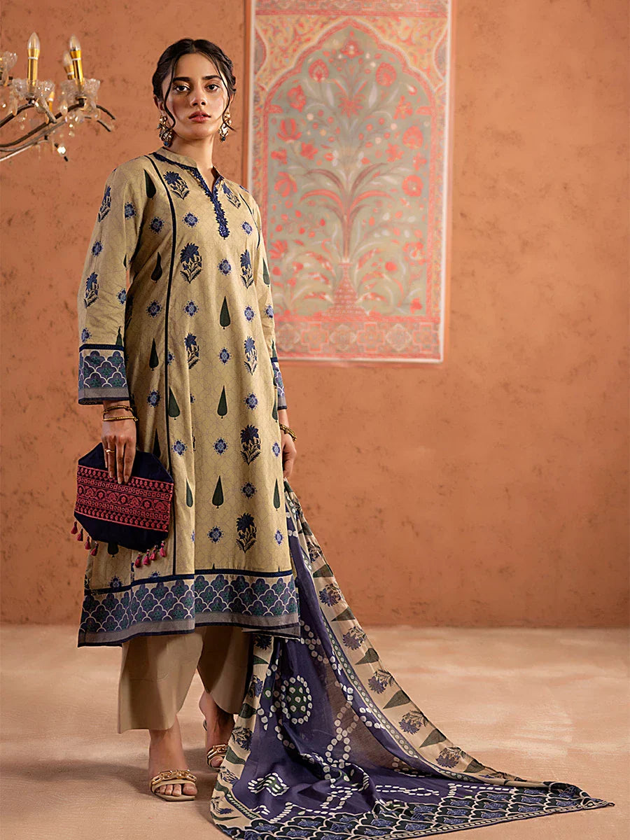 Salitex Women Printed Cambric 2 Piece Suit SPL2PBE028) - Summer Collection