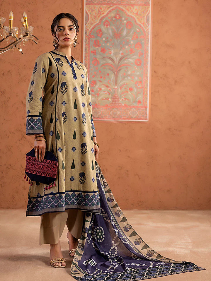Salitex Women Printed Cambric 2 Piece Suit SPL2PBE028) - Summer Collection