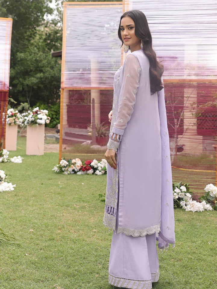 Salitex Women Embroidered Chiffon 3 Piece Suit UNW24CH003 - Summer Collection