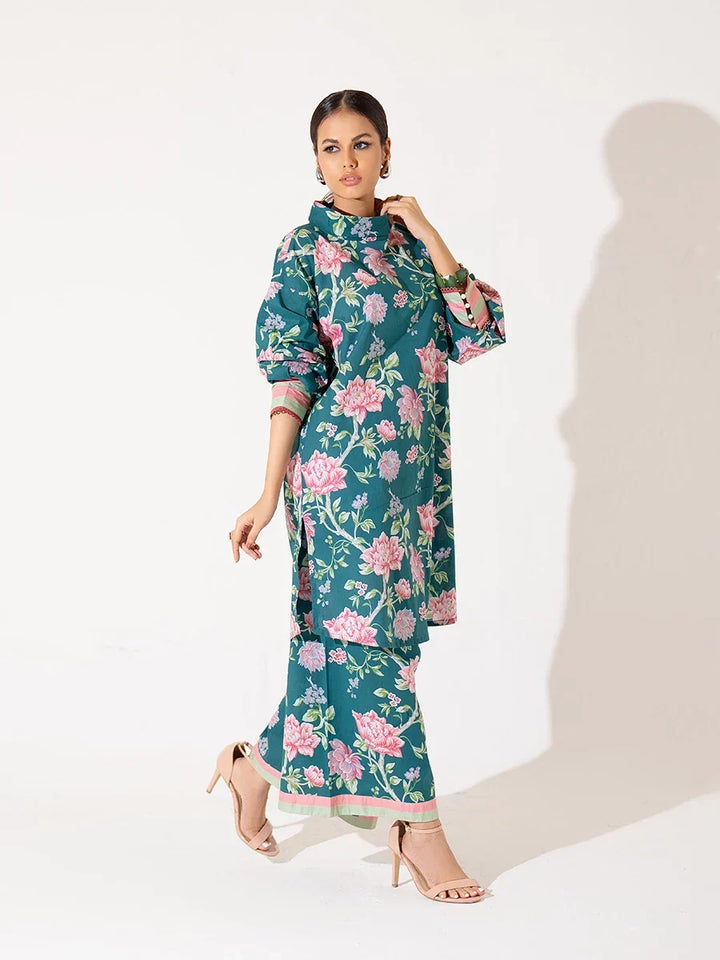 Salitex Women Printed Cambric 2 Piece Suit WRS2BA24AL138 - Winter Collection