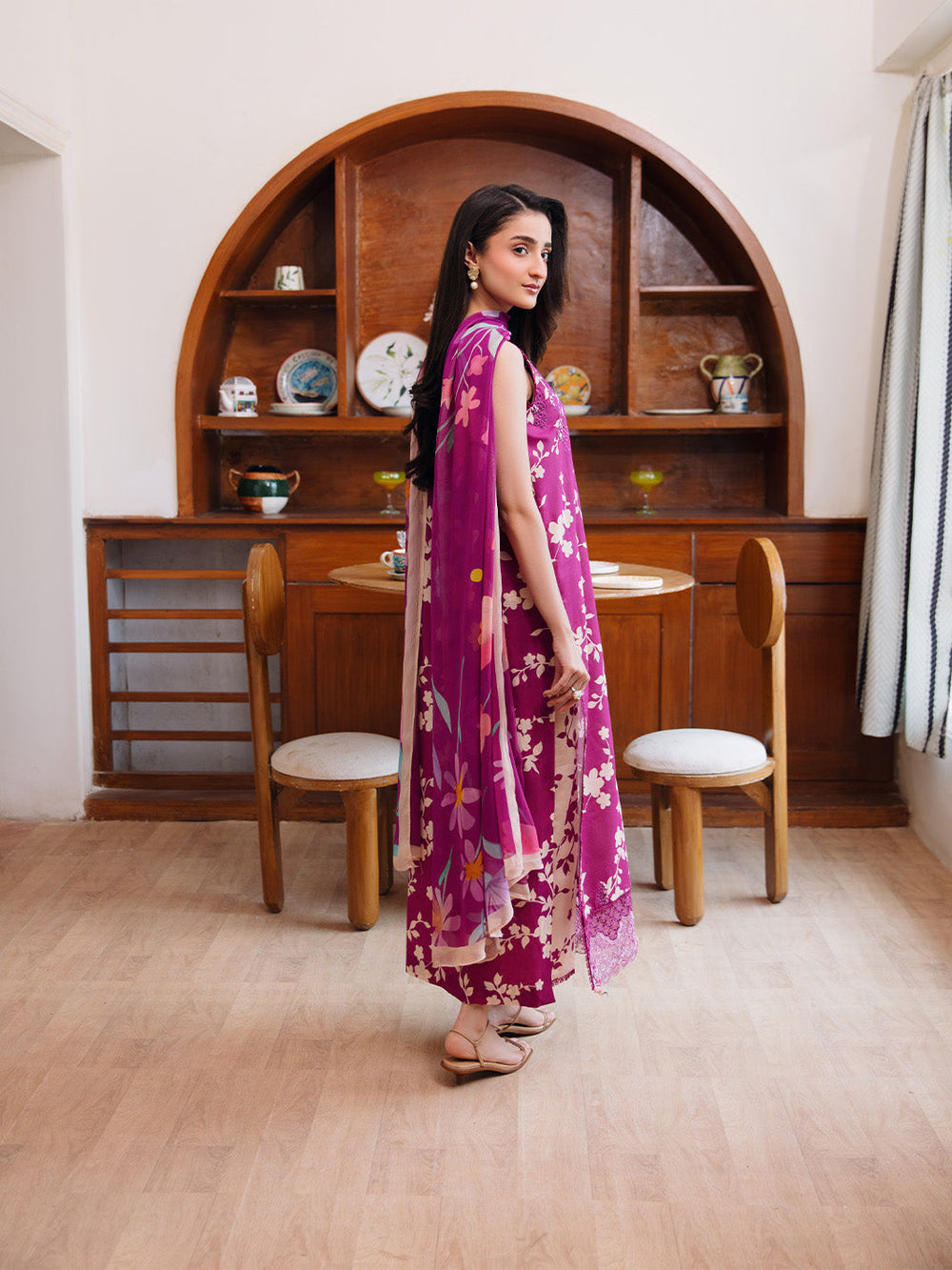 Femmora by Yards Unstitched Embroidered Lawn 3 Piece Suit Mist Casual Collection