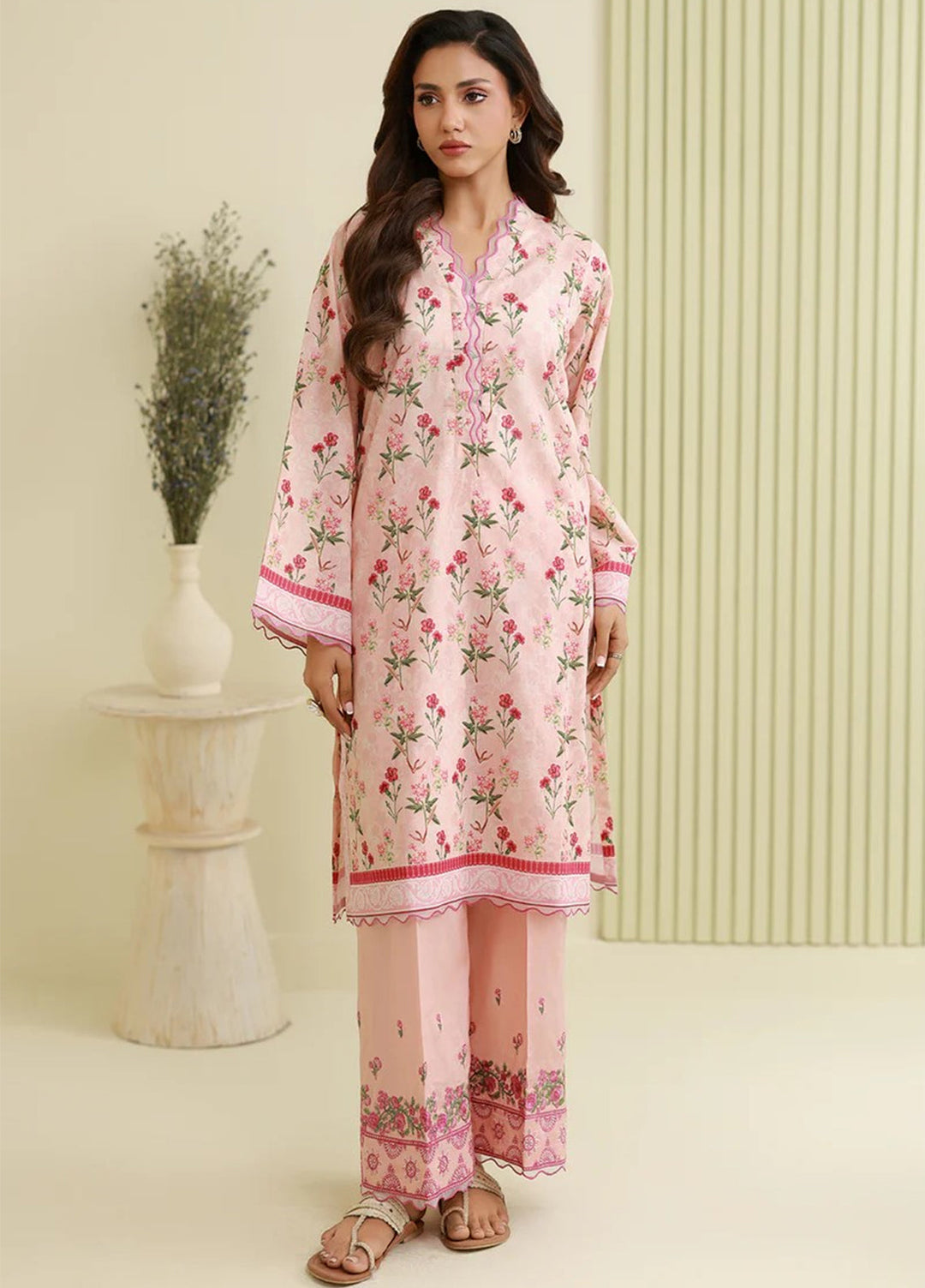 Zellbury Unstitched Printed Lawn 2 Piece Suit ZB26UC WUS26E20744 - Casual Collection