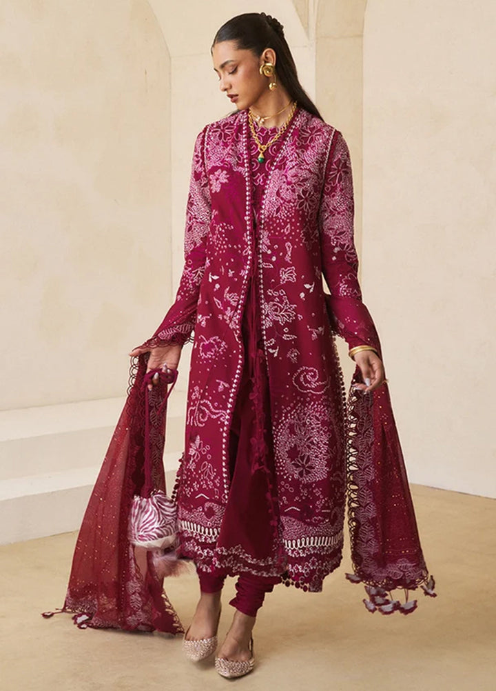 Suffuse Unstitched Embroidered Lawn 3 Piece Suit SSY26ULE Vesria - Eid Collection