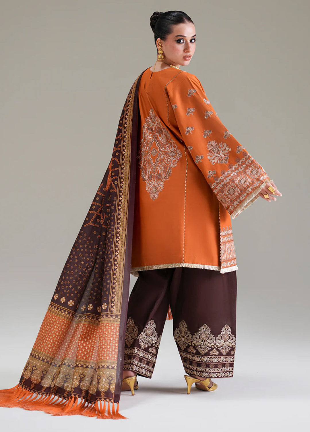 Amour by Bin Ilyas Unstitched Embroidered Lawn 3 Piece Suit BI26ULA 183A - Festive Collection