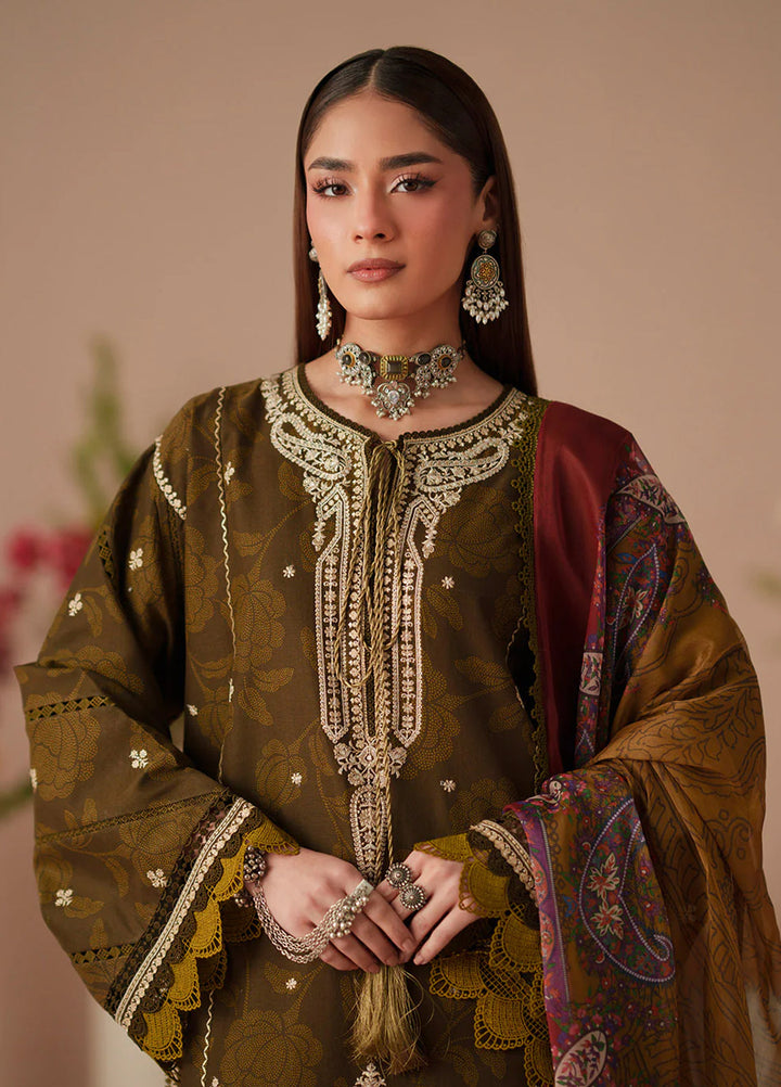 JoJo by Bin Ilyas Unstitched Embroidered Lawn 3 Piece Suit BI26UJJ D-84A - Summer Collection