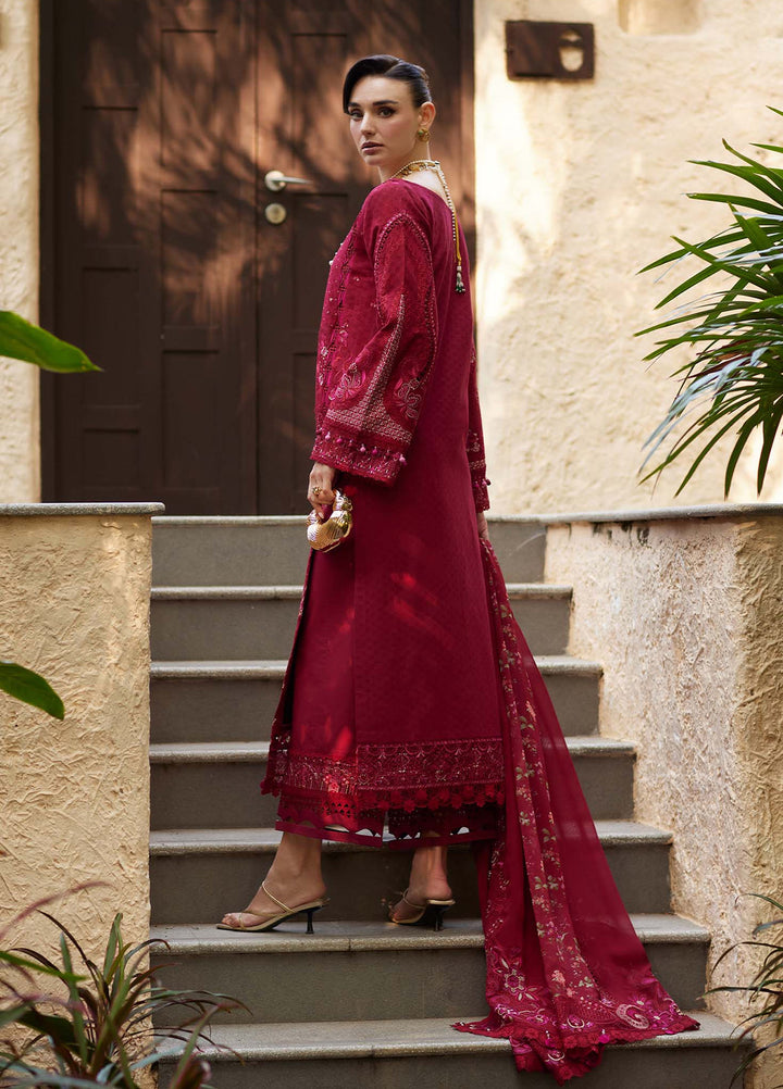 Ariya by Kanwal Malik Unstitched Embroidered Luxury Lawn 3 Piece Suit KM26UA D-5 SAFA - Summer Collection