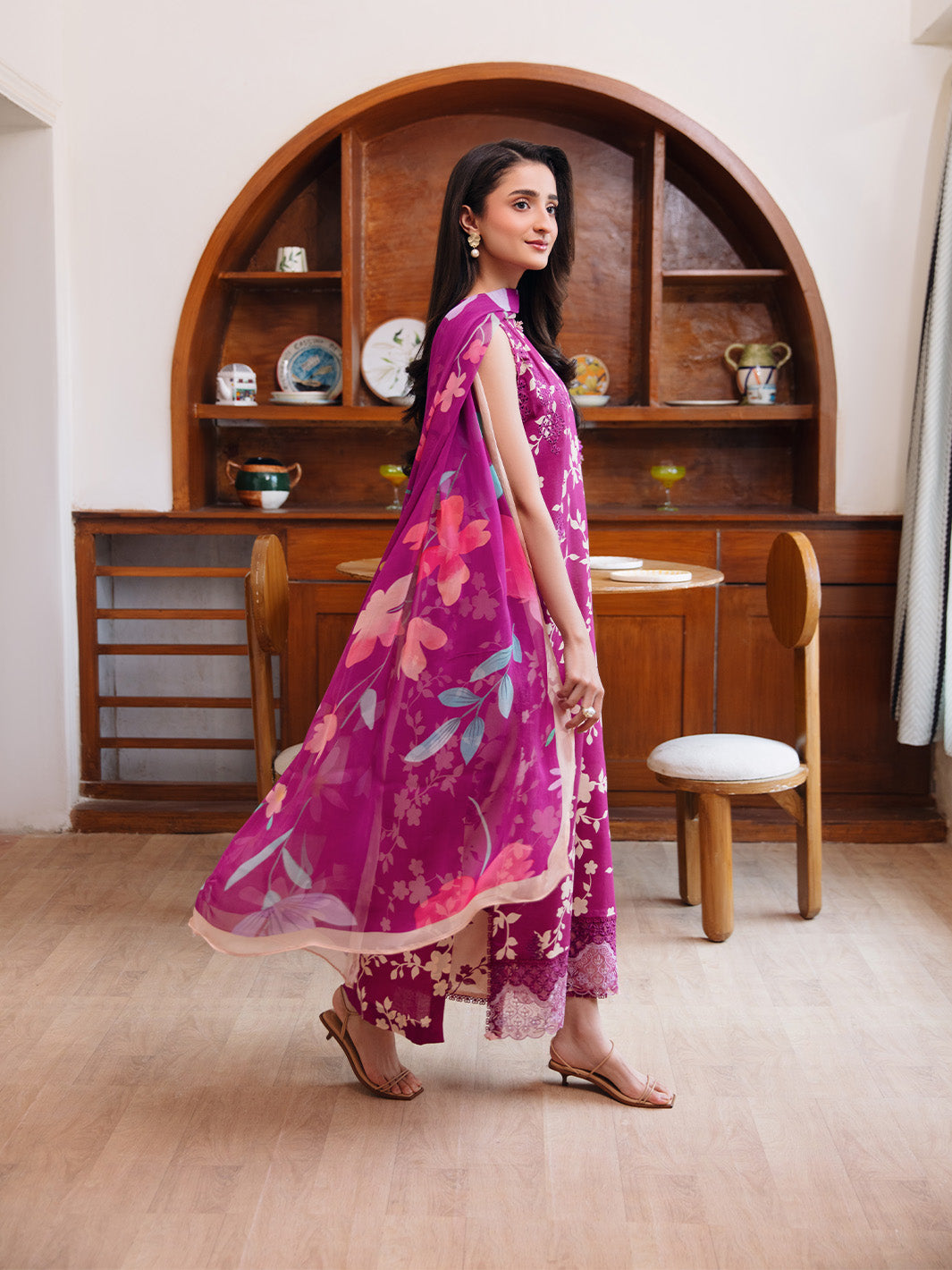 Femmora by Yards Unstitched Embroidered Lawn 3 Piece Suit Mist Casual Collection