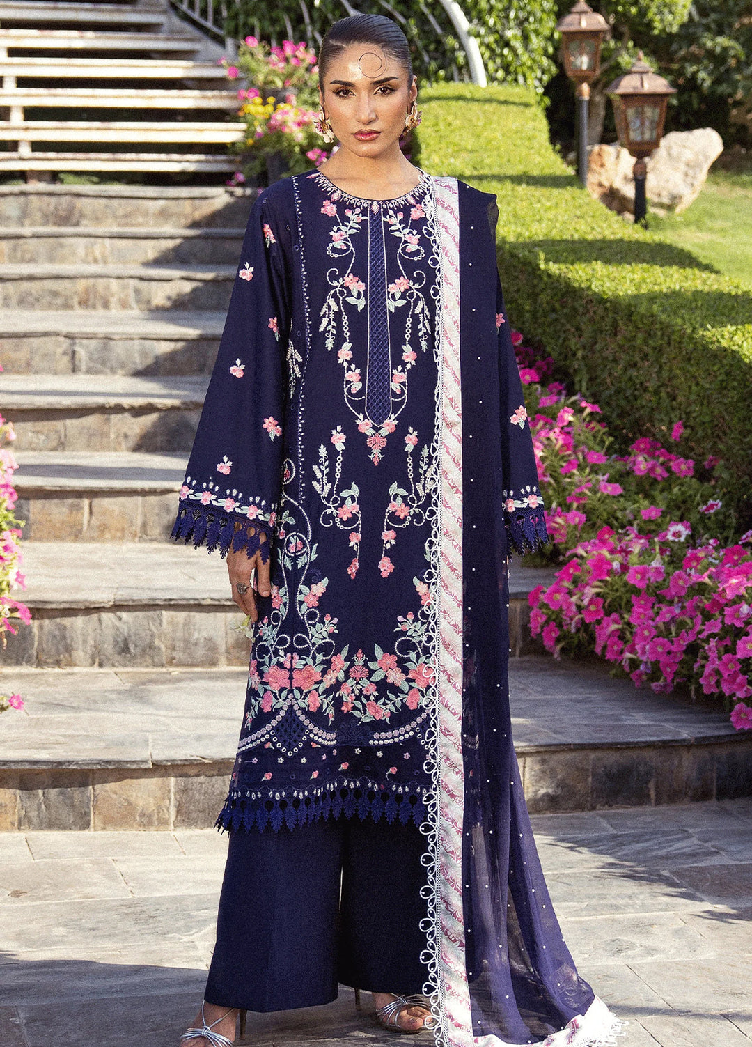 Raum by Sarb Unstitched Embroidered Lawn 3 Piece Suit RS26ULL RLL-05 - Eid Collection