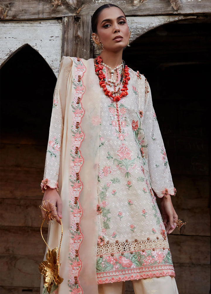 Kashmee Legacy by Elan Unstitched Embroidered Lawn 3 Piece Suit EL26ULKL Mehrvaan EL26-10A - Festive Collection