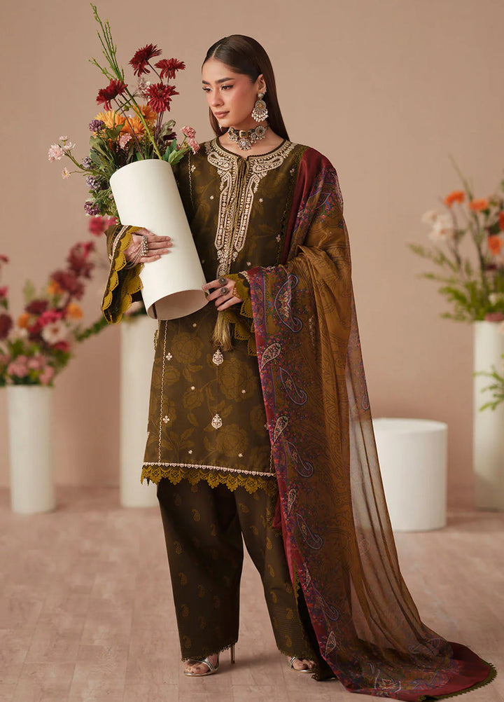 JoJo by Bin Ilyas Unstitched Embroidered Lawn 3 Piece Suit BI26UJJ D-84A - Summer Collection