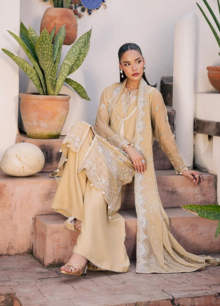 Heirloom by Daria Unstitched Embroidered Chiffon 4 Piece Suit DC26UCH DA-57 - Festive Collection
