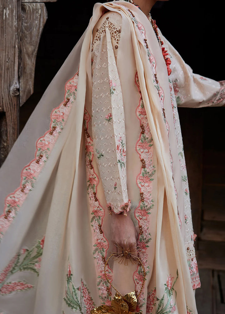 Kashmee Legacy by Elan Unstitched Embroidered Lawn 3 Piece Suit EL26ULKL Mehrvaan EL26-10A - Festive Collection